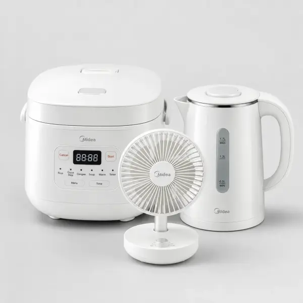 Home Appliance Bundle (Rice Cooker + Kettle + Fan)